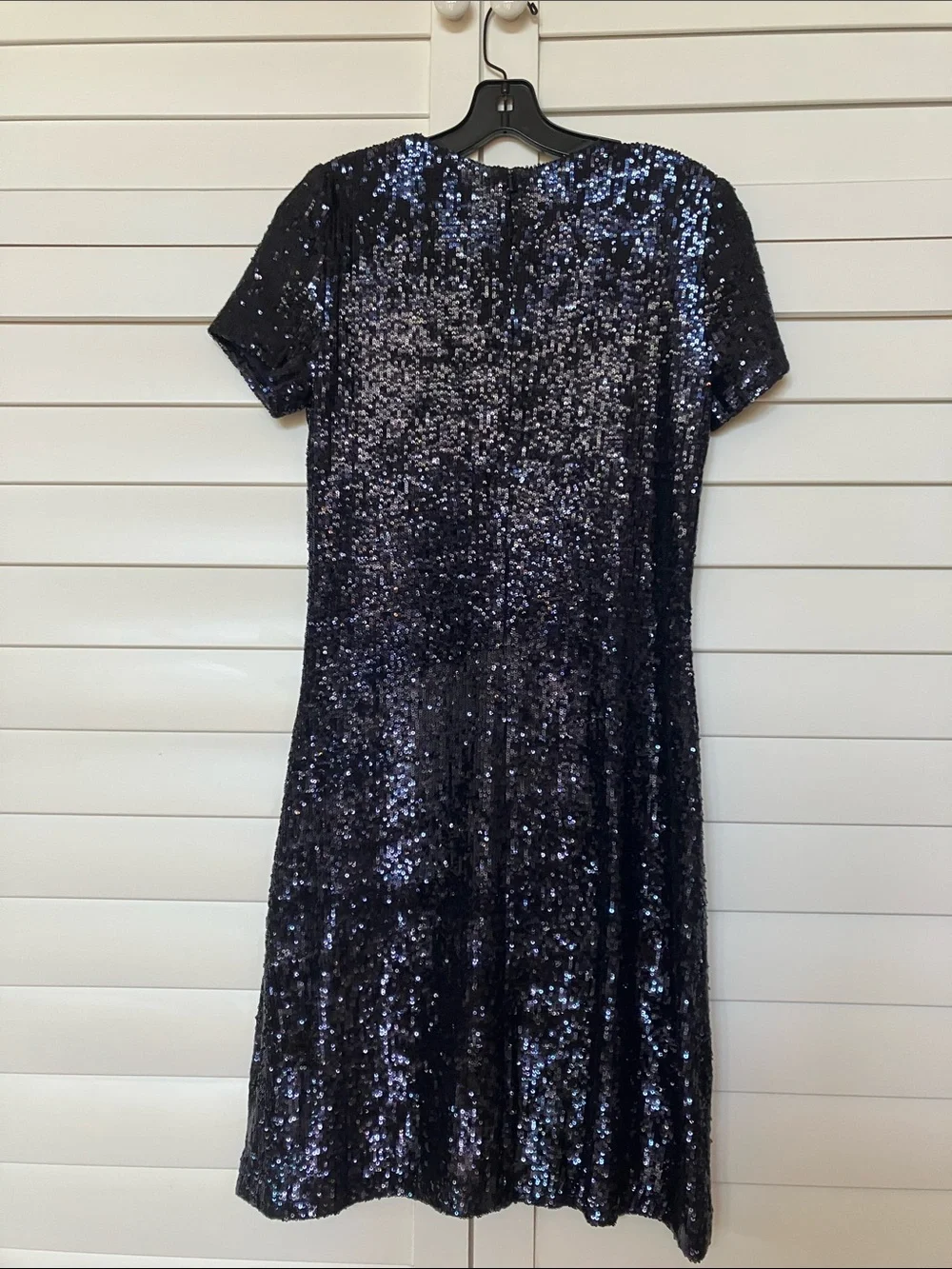 Tory Burch Black Sequin Short Dress